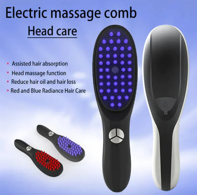 Vibrating Hair Care Red/Blue Light Spray Comb