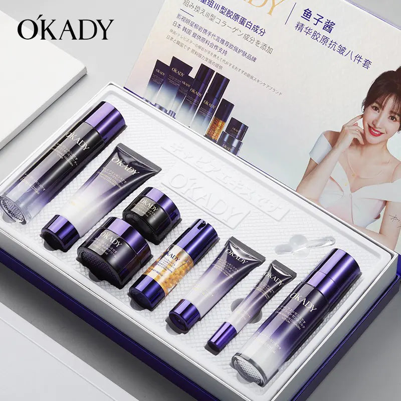 Skincare Set with Yeast and Peptide Caviar