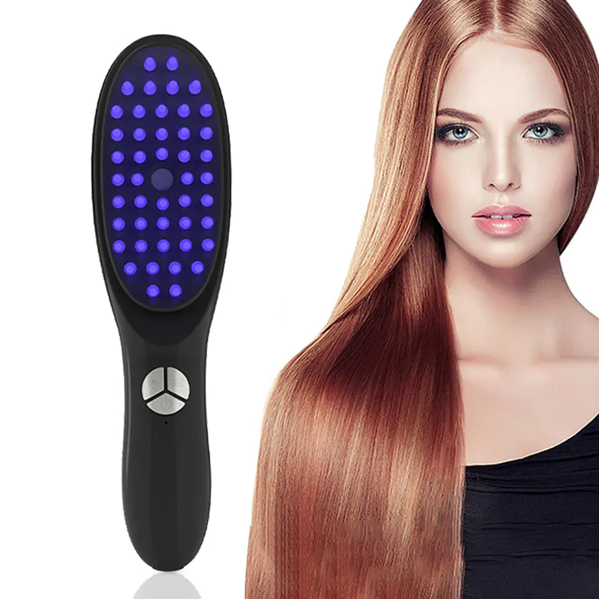 Vibrating Hair Care Red/Blue Light Spray Comb