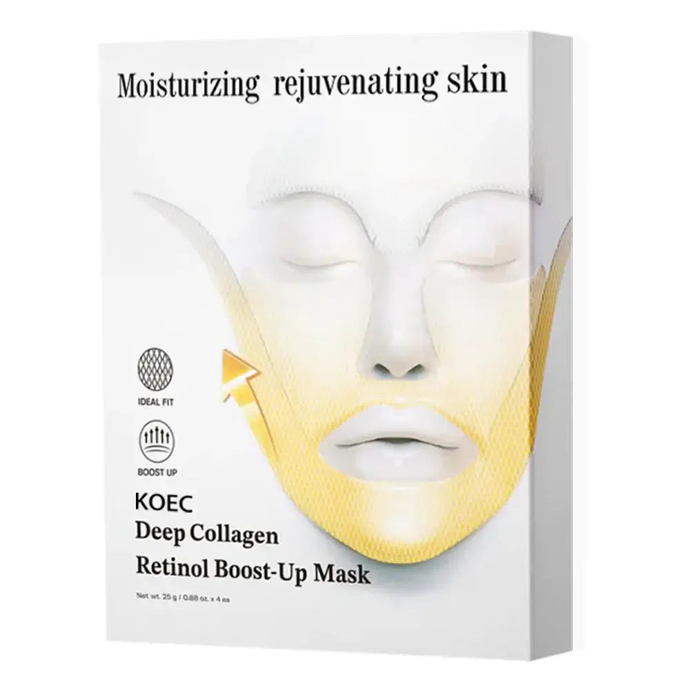 Collagen Lifting Face Mask packaging, designed for firming, hydrating, and rejuvenating skin.
