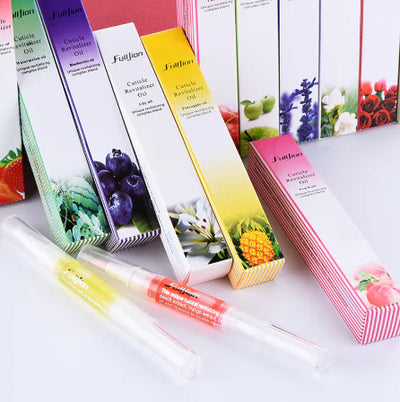 Fruit-Scented Nail Care Oil and Nourishing Pen
