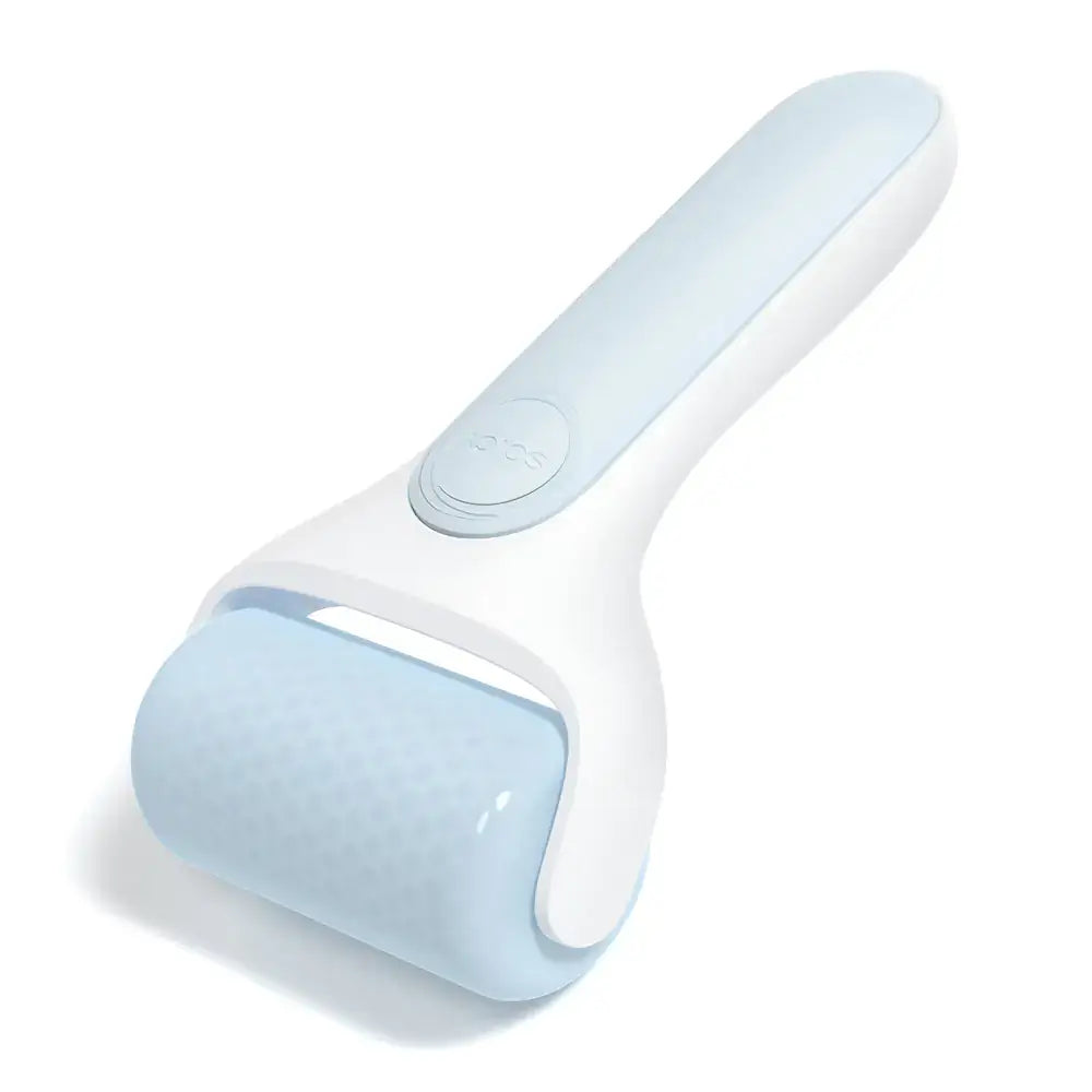 Cold Compress Roller Beauty Tool for Skincare with a cooling stainless steel roller head.