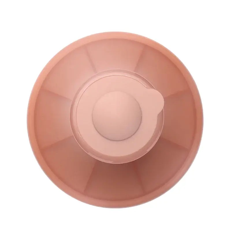 Silicone Scalp Massage Comb for Hair Care & Serum Absorption viewed from above, featuring a soft silicone design.