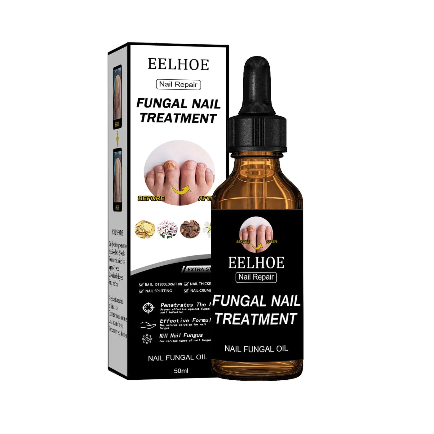 EELHOE Nail Repair Solution, Thickening And Brightening Nails