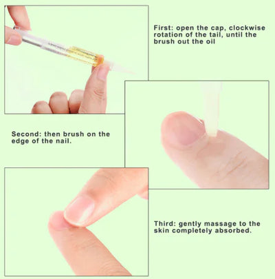 Fruit-Scented Nail Care Oil and Nourishing Pen