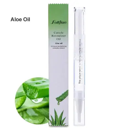 Product image of Fruit-Scented Nail Care Oil in a sleek pen applicator for nourishing cuticles.