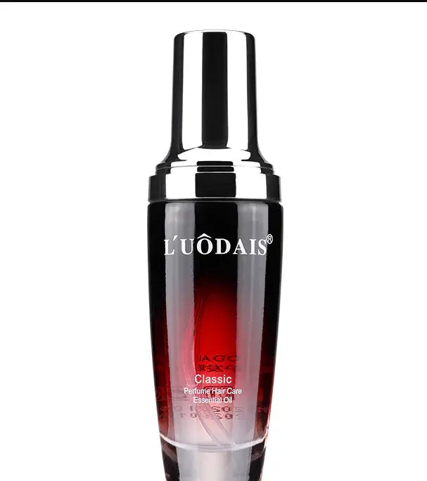 Oil Essence for Salon Use Lodais Hair Care in a stylish bottle with a sleek design