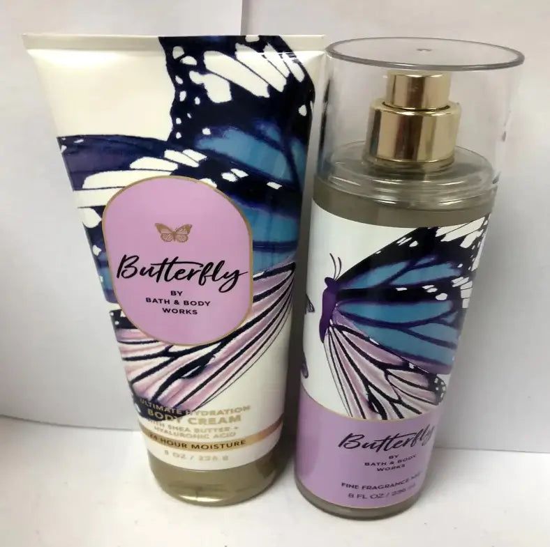 Works Butterfly Works Butterfly 2 pc Bundle featuring lotion and fragrance mist by Bath & Body Works.